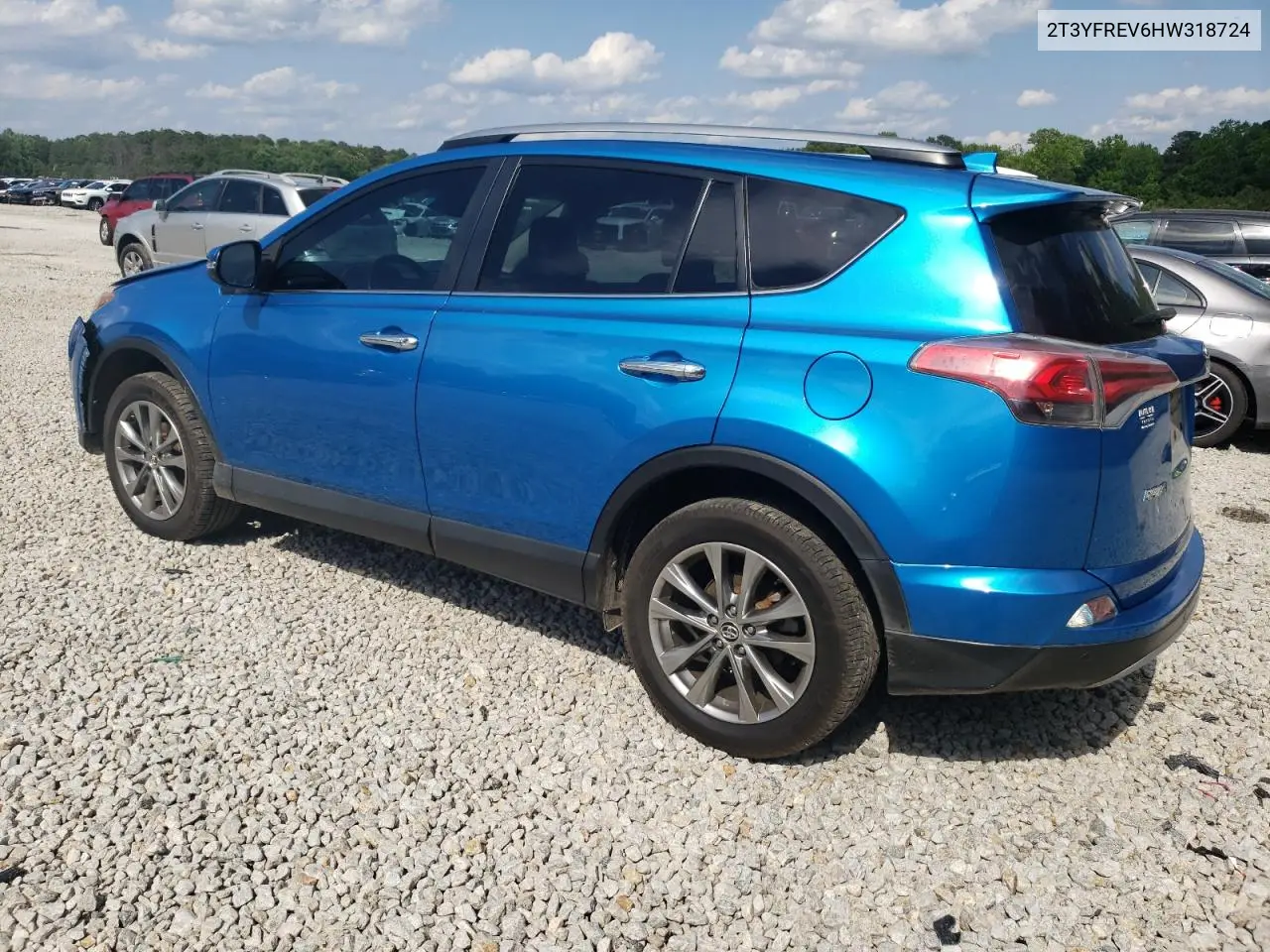 2017 Toyota Rav4 Limited VIN: 2T3YFREV6HW318724 Lot: 57058965