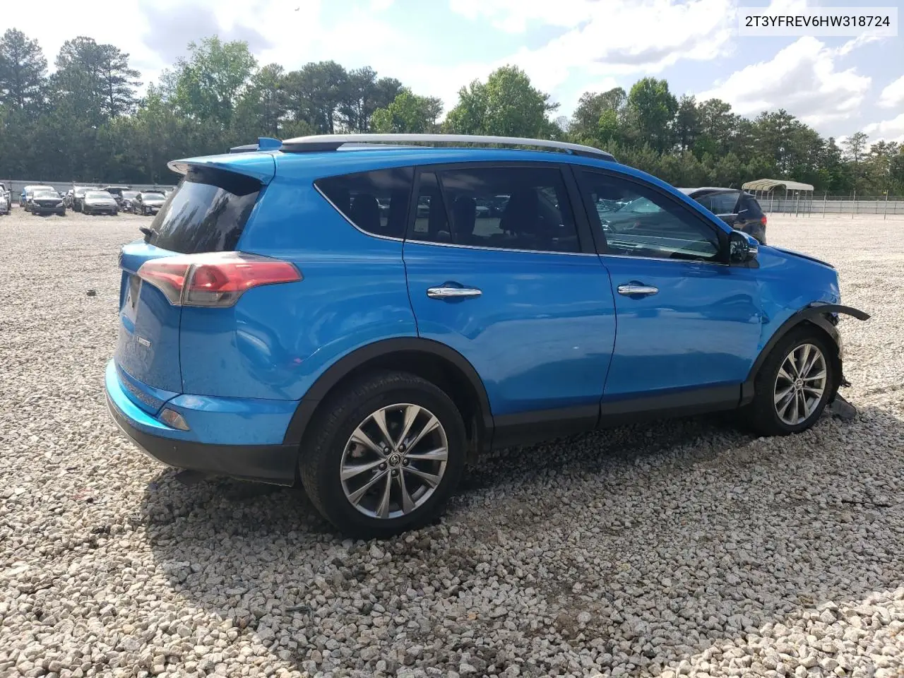 2017 Toyota Rav4 Limited VIN: 2T3YFREV6HW318724 Lot: 57058965