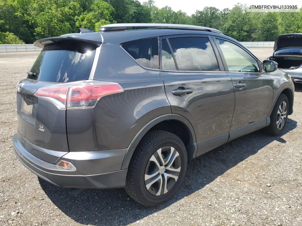 2017 Toyota Rav4 Le VIN: JTMBFREV8HJ133935 Lot: 57212955