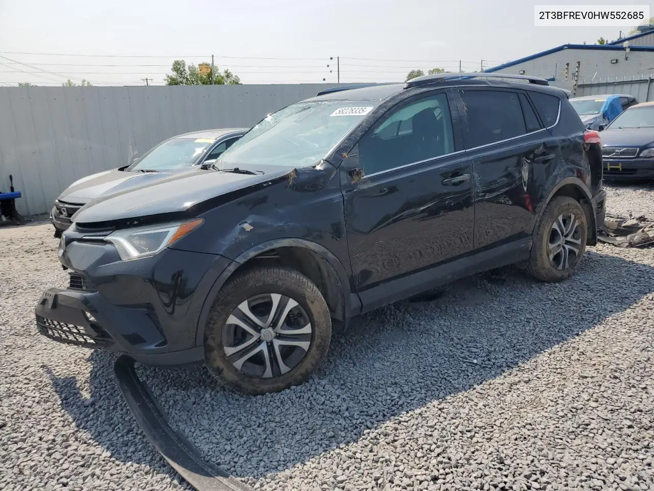 2017 Toyota Rav4 Le VIN: 2T3BFREV0HW552685 Lot: 58228335