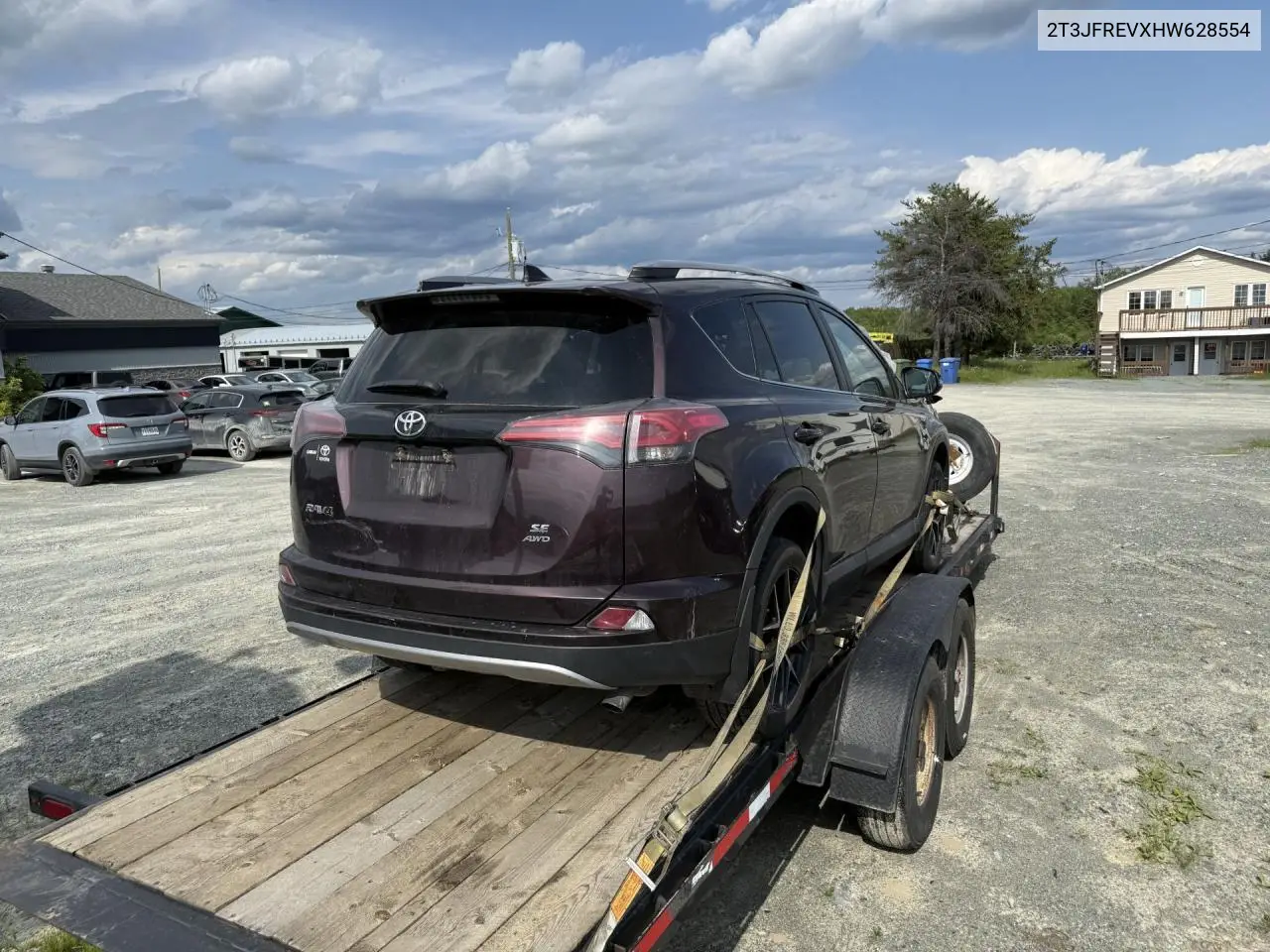 2017 Toyota Rav4 Se VIN: 2T3JFREVXHW628554 Lot: 61222355