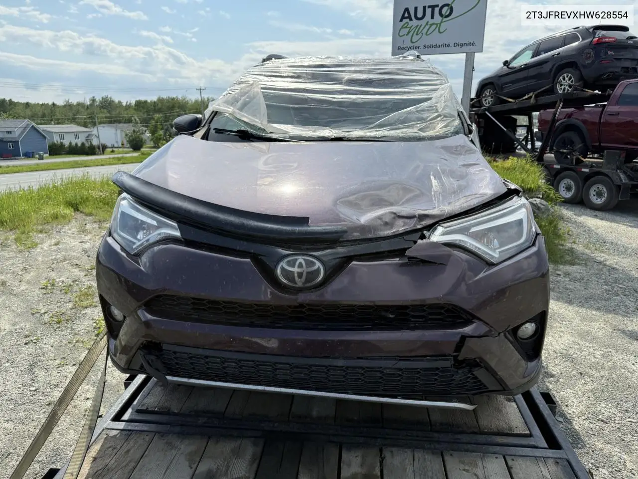 2017 Toyota Rav4 Se VIN: 2T3JFREVXHW628554 Lot: 61222355