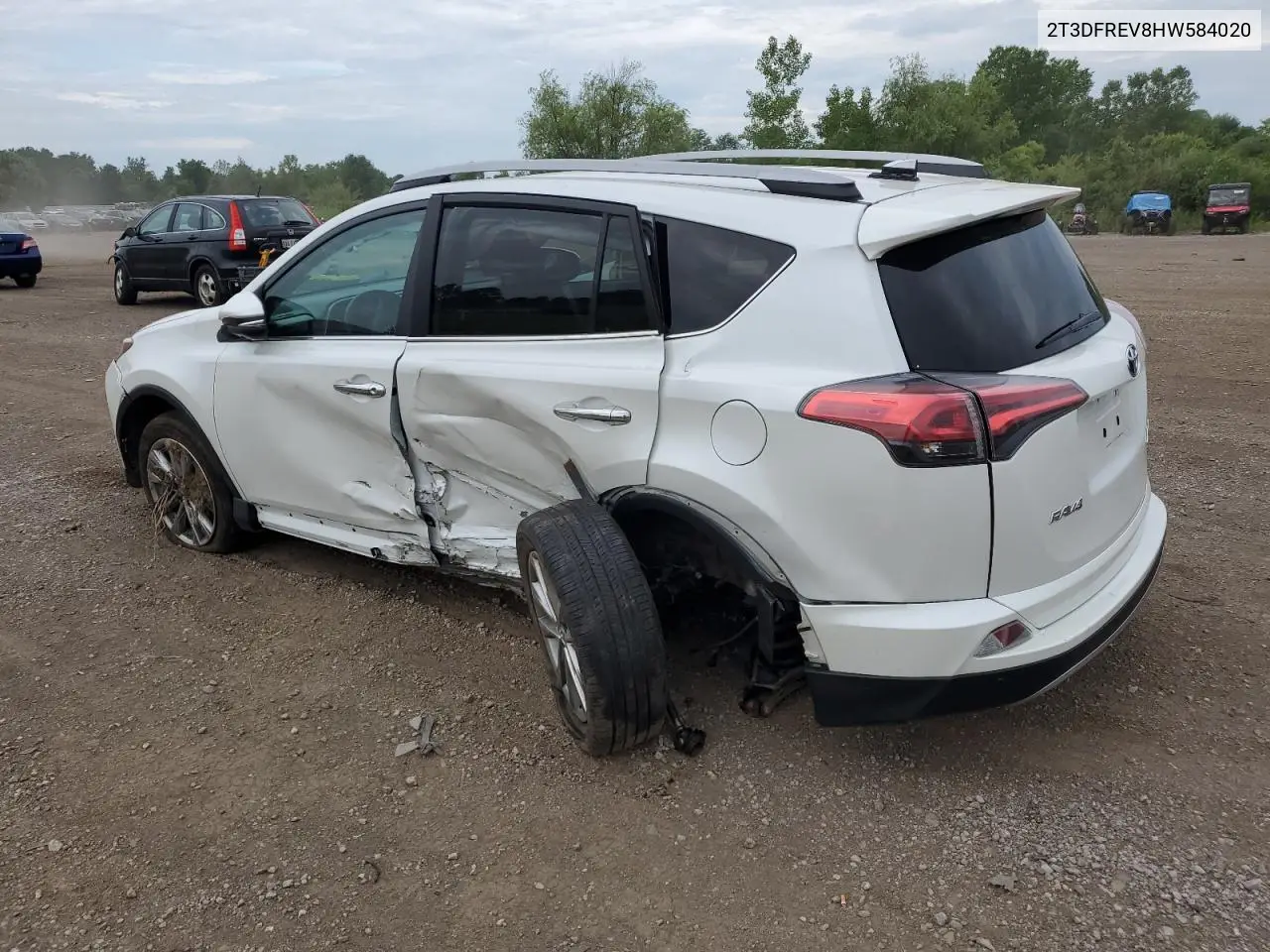 2017 Toyota Rav4 Limited VIN: 2T3DFREV8HW584020 Lot: 61452745