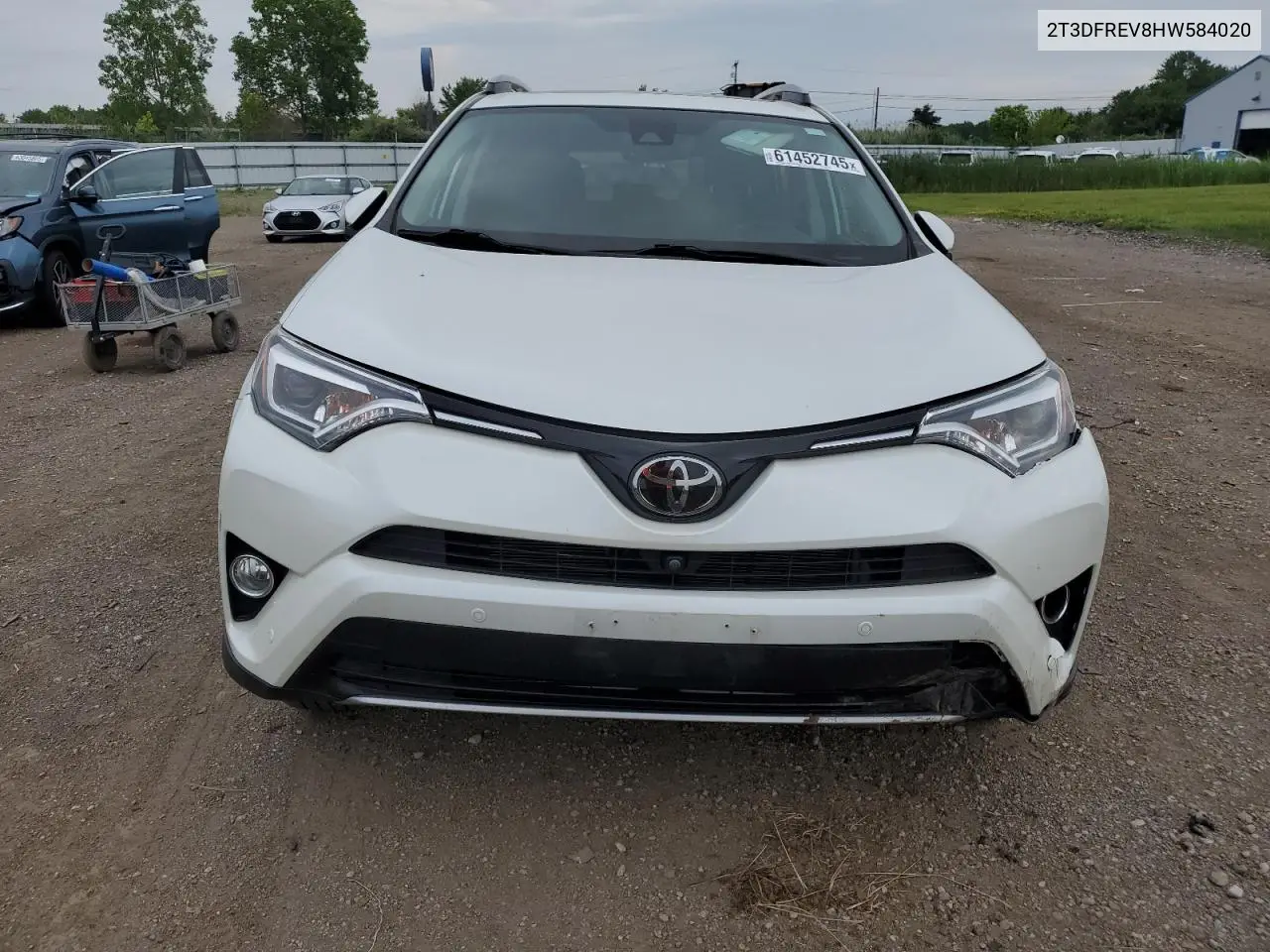 2017 Toyota Rav4 Limited VIN: 2T3DFREV8HW584020 Lot: 61452745