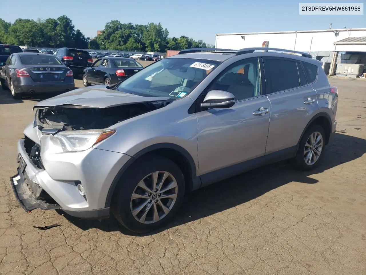 2017 Toyota Rav4 Limited VIN: 2T3DFREV5HW661958 Lot: 61678405