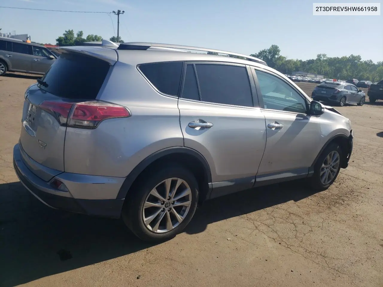 2017 Toyota Rav4 Limited VIN: 2T3DFREV5HW661958 Lot: 61678405
