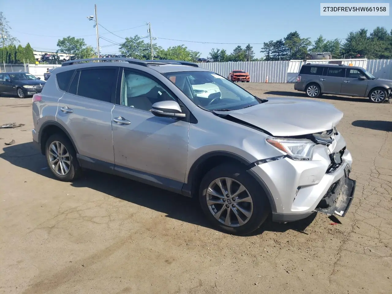 2017 Toyota Rav4 Limited VIN: 2T3DFREV5HW661958 Lot: 61678405