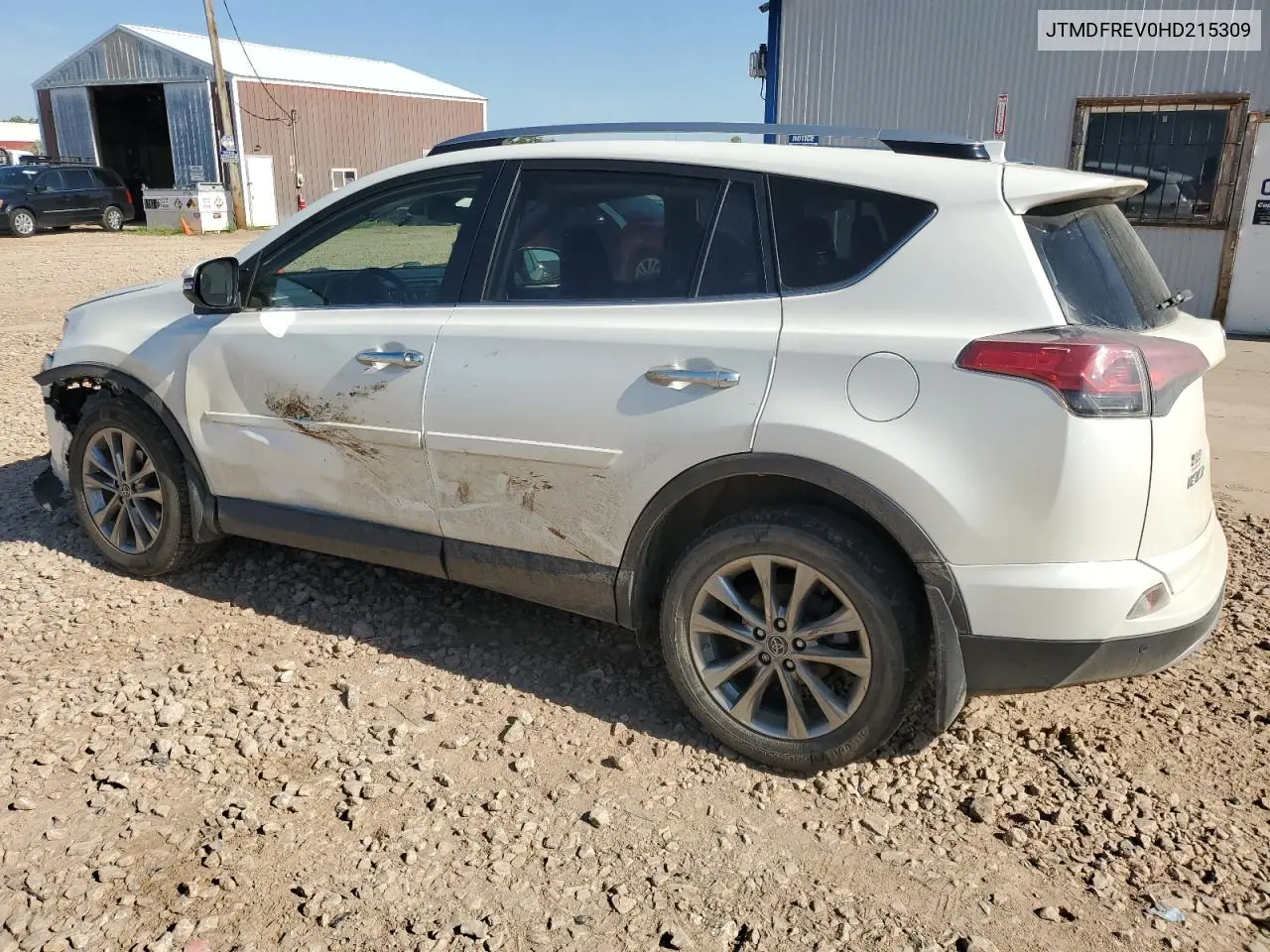 2017 Toyota Rav4 Limited VIN: JTMDFREV0HD215309 Lot: 61844085