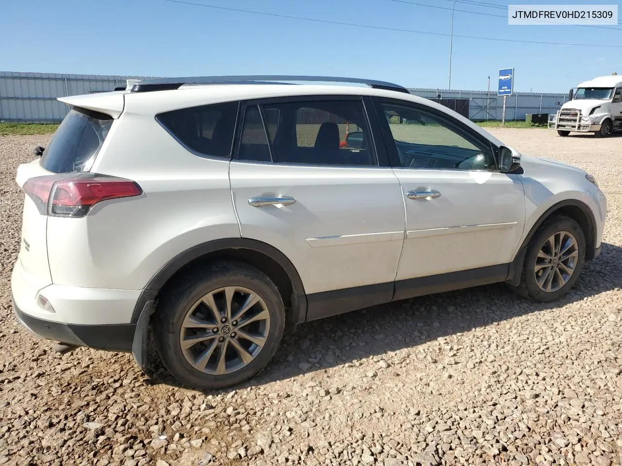 2017 Toyota Rav4 Limited VIN: JTMDFREV0HD215309 Lot: 61844085