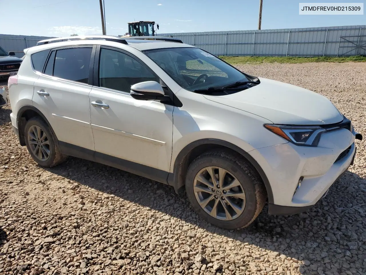 2017 Toyota Rav4 Limited VIN: JTMDFREV0HD215309 Lot: 61844085