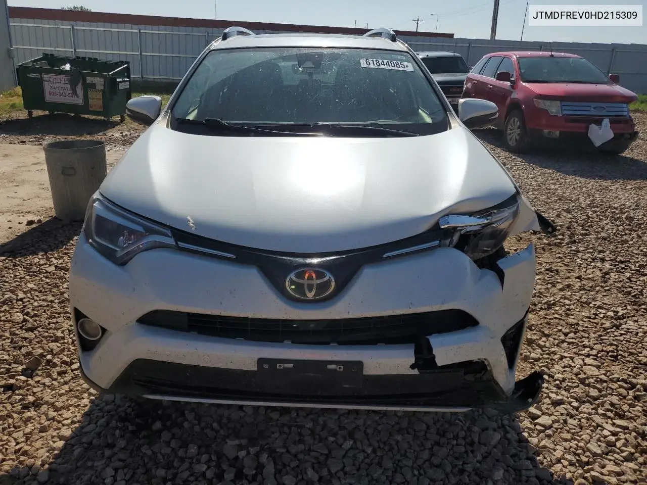 2017 Toyota Rav4 Limited VIN: JTMDFREV0HD215309 Lot: 61844085