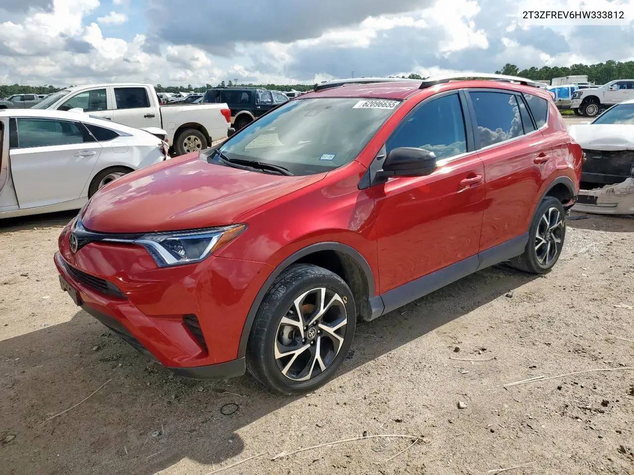 2017 Toyota Rav4 Le VIN: 2T3ZFREV6HW333812 Lot: 62096655