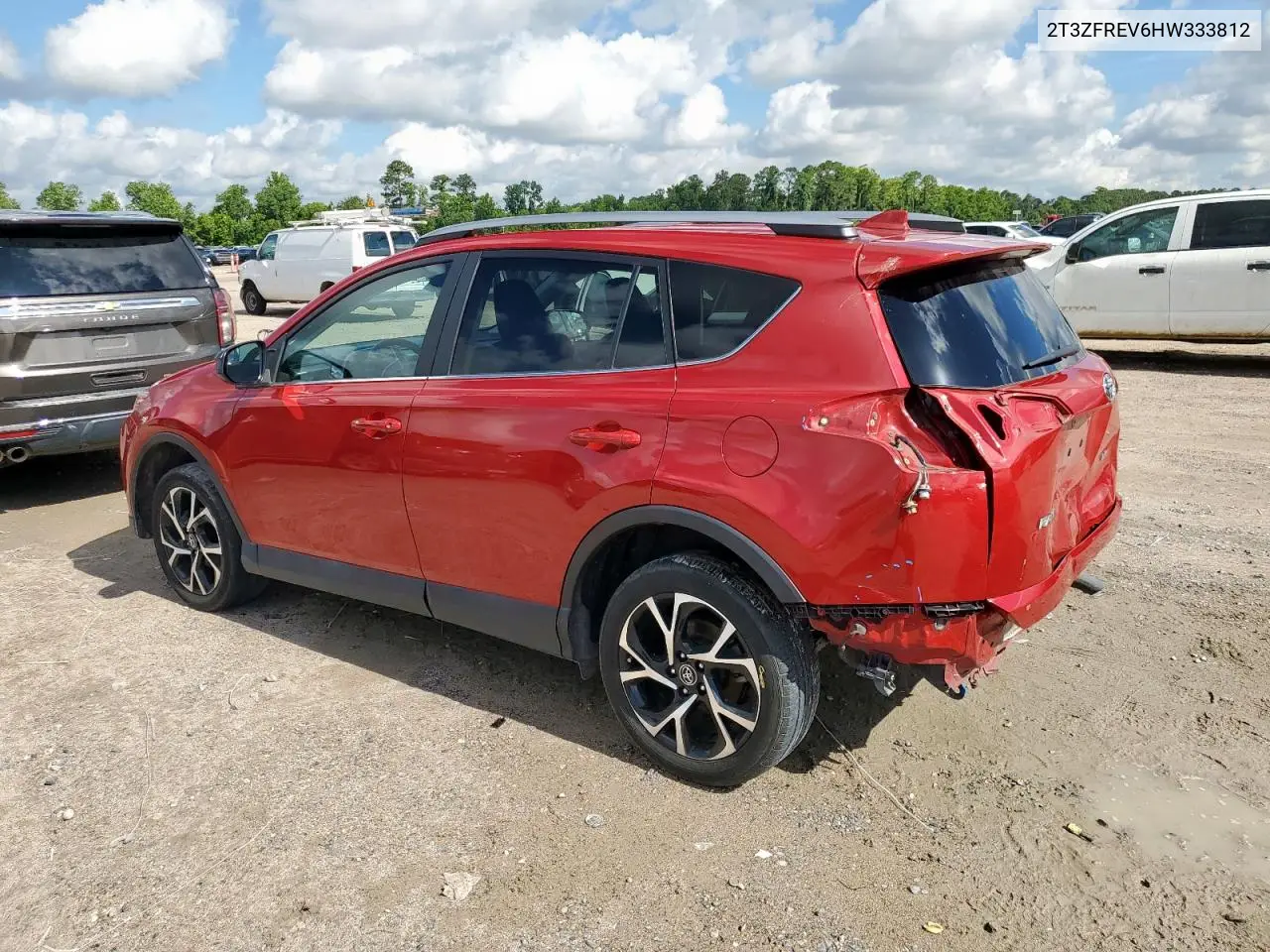 2017 Toyota Rav4 Le VIN: 2T3ZFREV6HW333812 Lot: 62096655