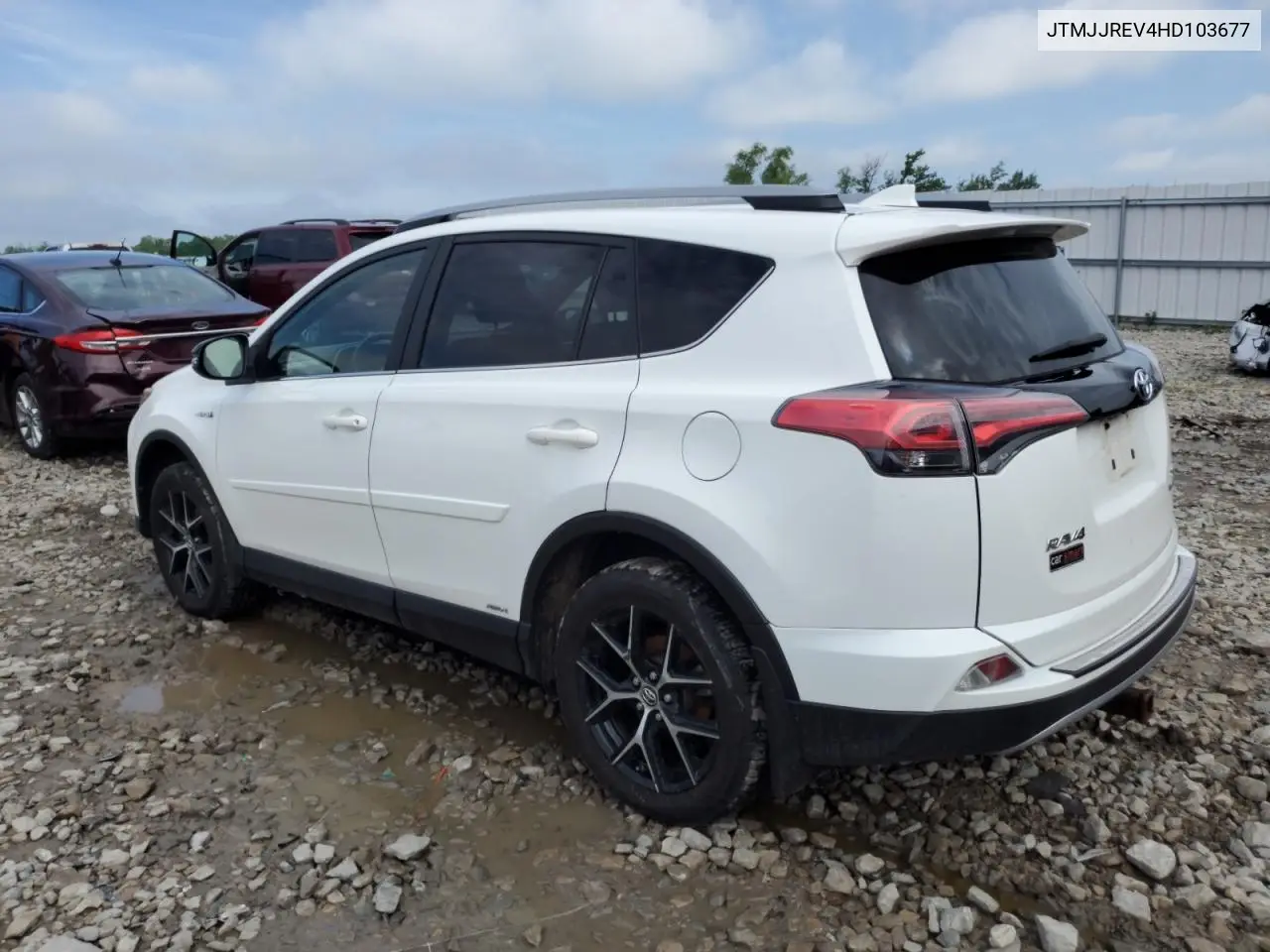 2017 Toyota Rav4 Hv Se VIN: JTMJJREV4HD103677 Lot: 62130795