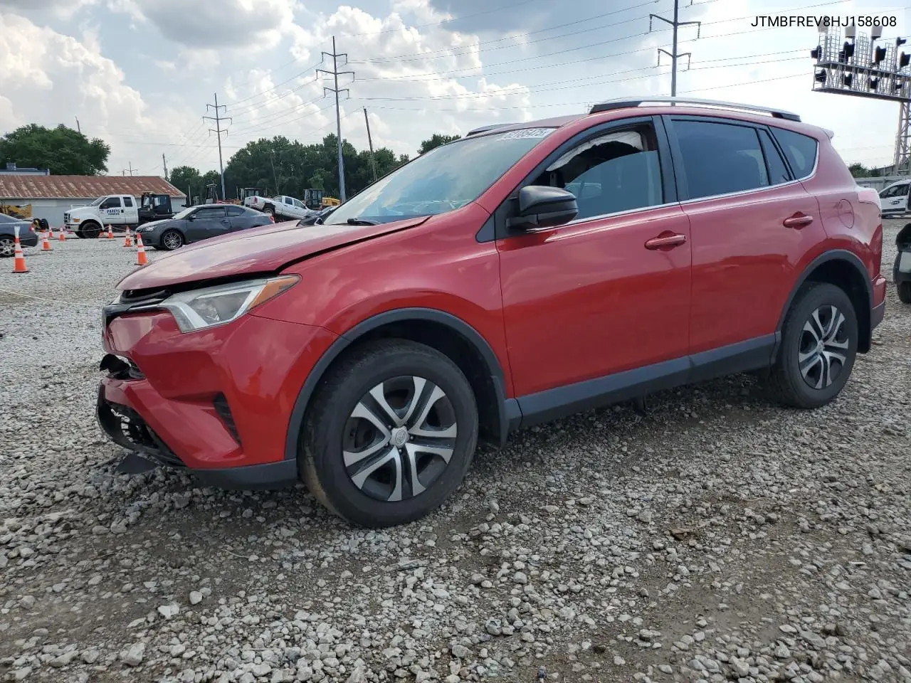 2017 Toyota Rav4 Le VIN: JTMBFREV8HJ158608 Lot: 62185475