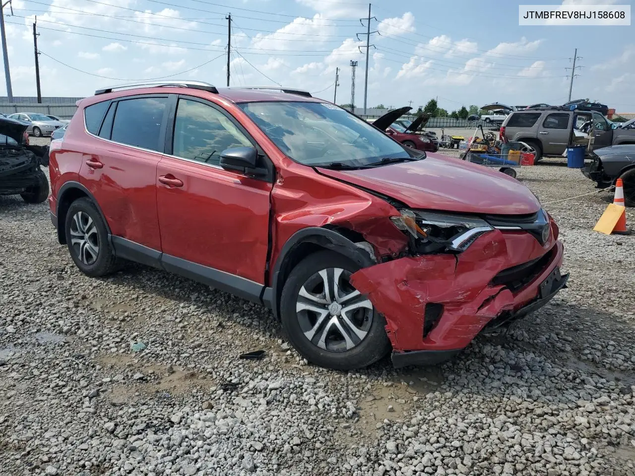 2017 Toyota Rav4 Le VIN: JTMBFREV8HJ158608 Lot: 62185475