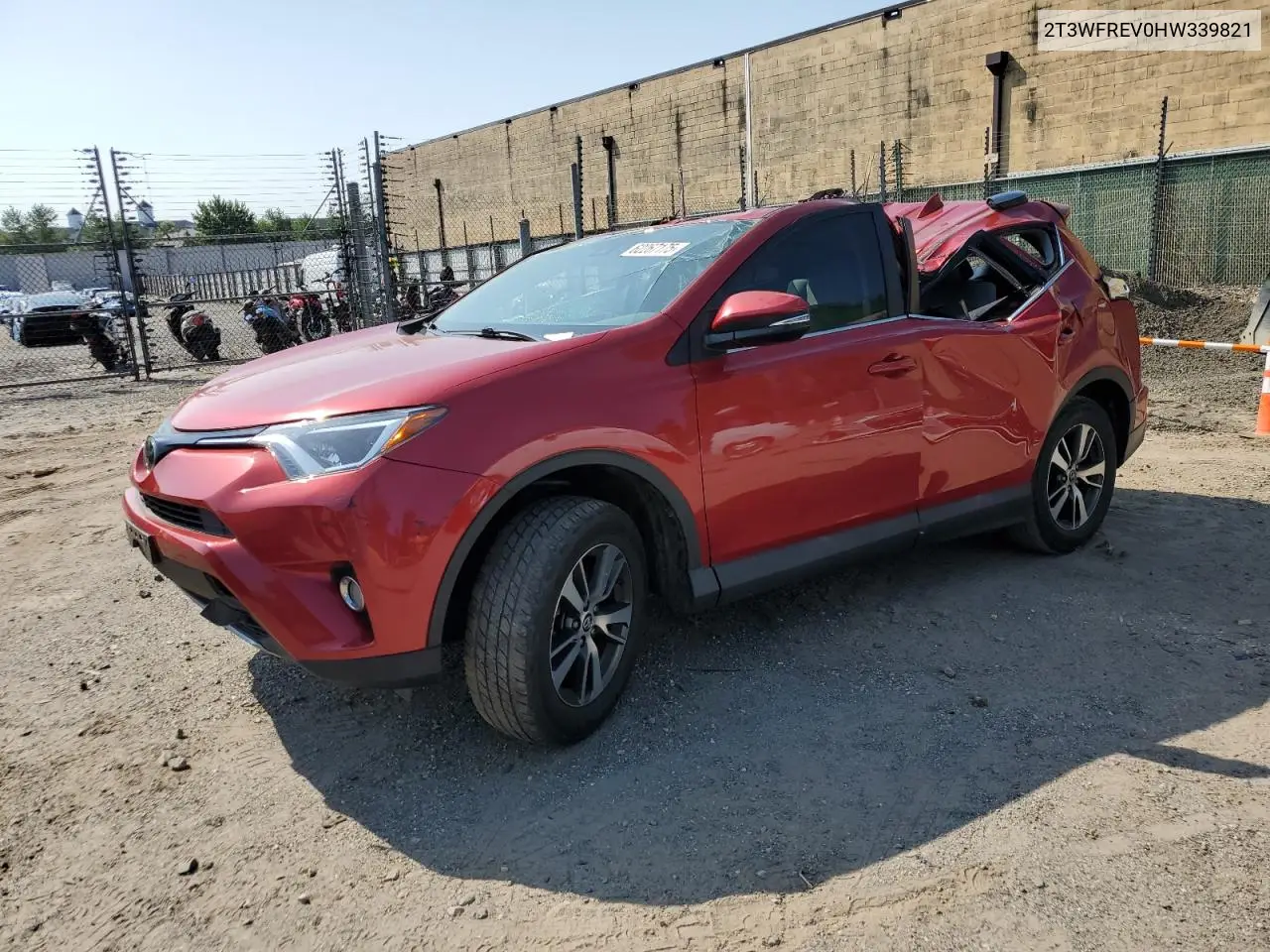 2017 Toyota Rav4 Xle VIN: 2T3WFREV0HW339821 Lot: 62267175