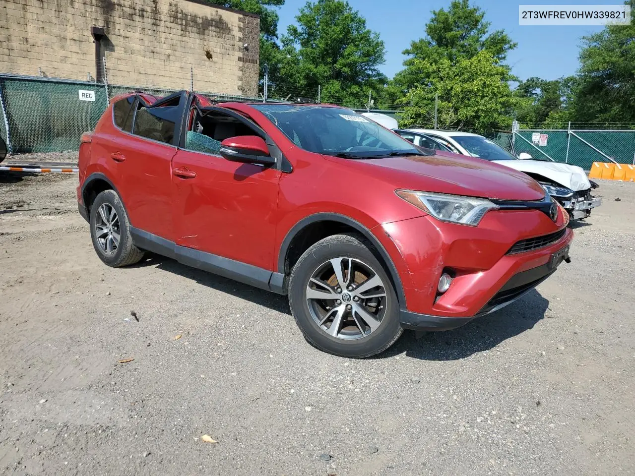 2017 Toyota Rav4 Xle VIN: 2T3WFREV0HW339821 Lot: 62267175
