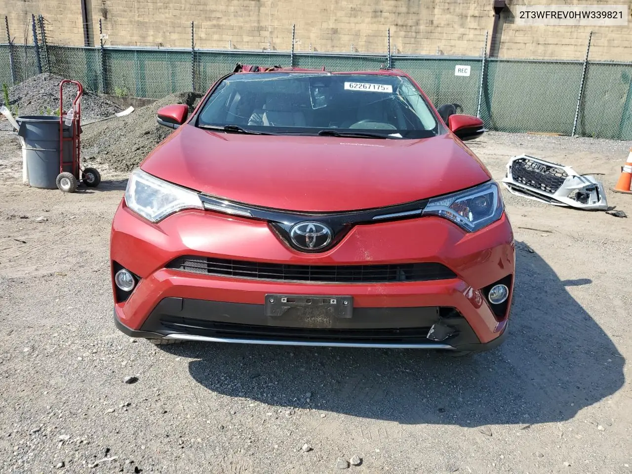 2017 Toyota Rav4 Xle VIN: 2T3WFREV0HW339821 Lot: 62267175
