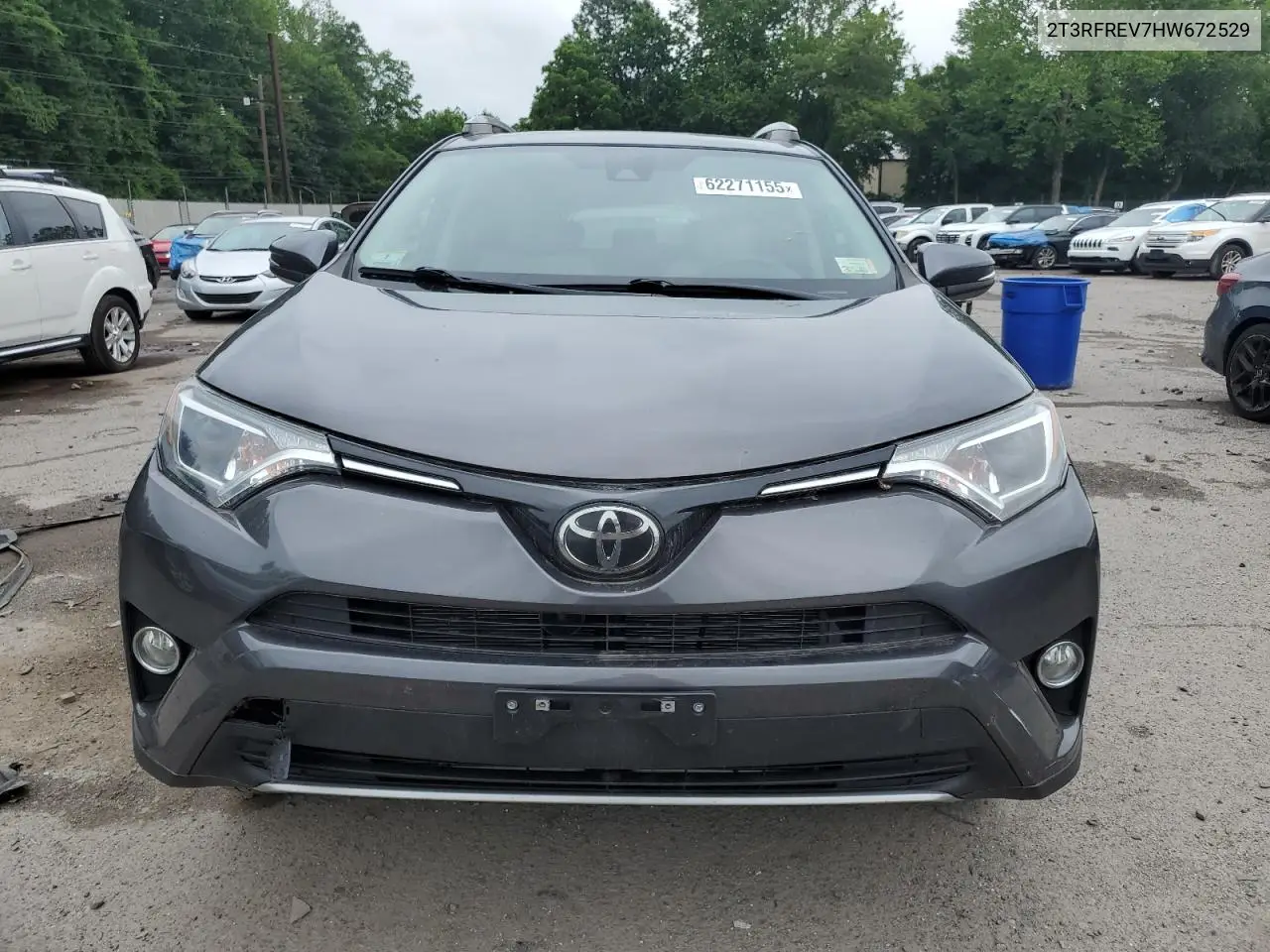2017 Toyota Rav4 Xle VIN: 2T3RFREV7HW672529 Lot: 62271155