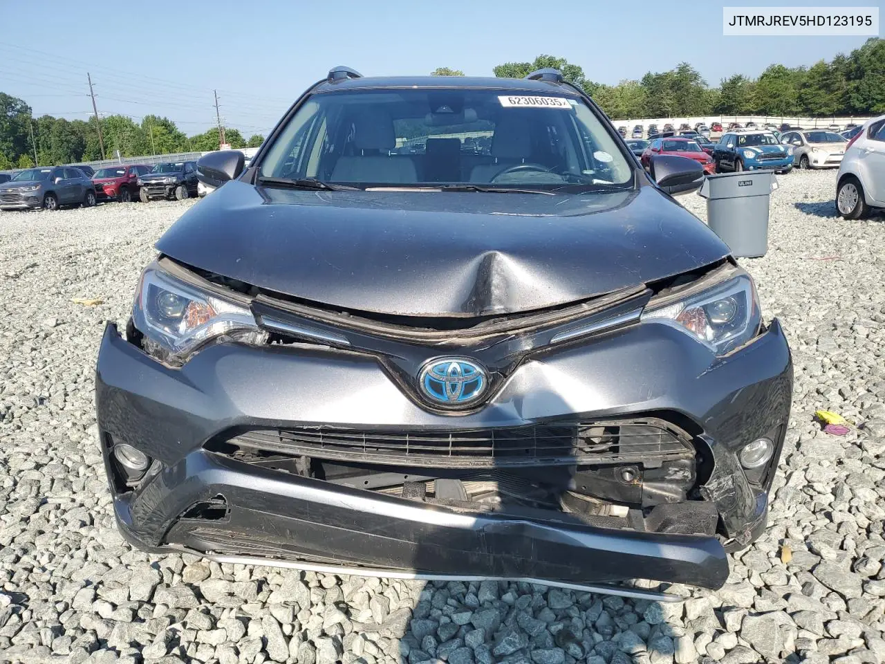 2017 Toyota Rav4 Hv Le VIN: JTMRJREV5HD123195 Lot: 62306035