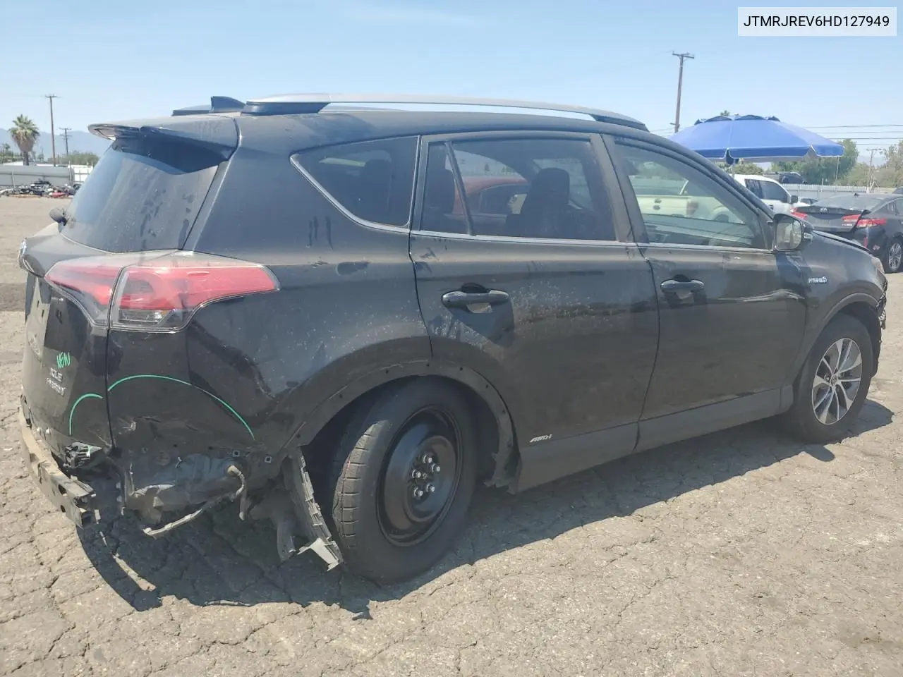 2017 Toyota Rav4 Hv Le VIN: JTMRJREV6HD127949 Lot: 62323755