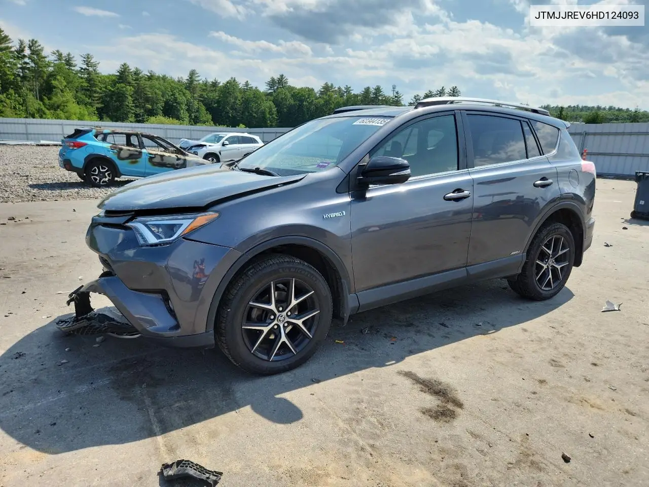 2017 Toyota Rav4 Hv Se VIN: JTMJJREV6HD124093 Lot: 62344135