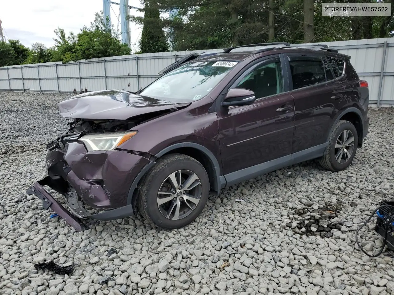 2017 Toyota Rav4 Xle VIN: 2T3RFREV6HW657522 Lot: 62466745