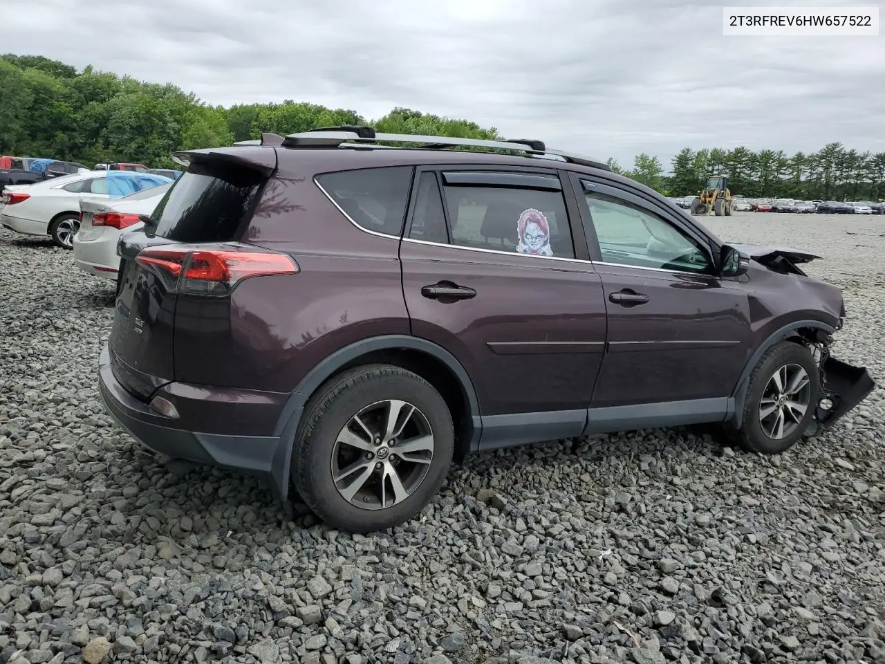 2017 Toyota Rav4 Xle VIN: 2T3RFREV6HW657522 Lot: 62466745