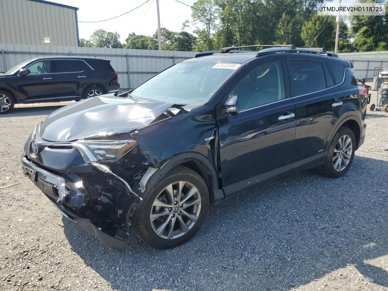 2017 Toyota Rav4 Hv Limited VIN: JTMDJREV2HD118725 Lot: 62640595