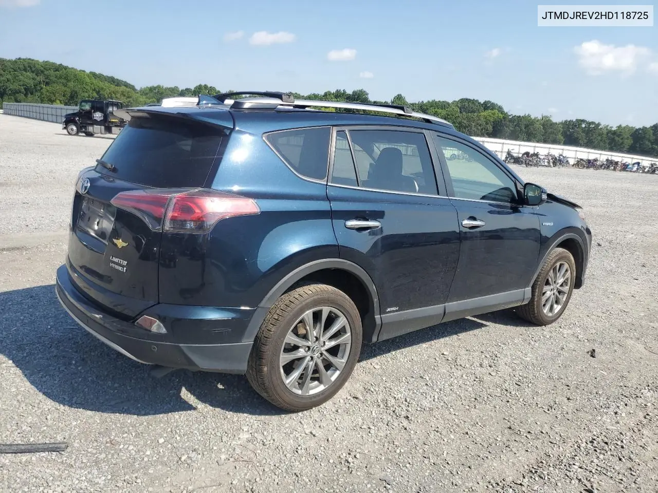 2017 Toyota Rav4 Hv Limited VIN: JTMDJREV2HD118725 Lot: 62640595