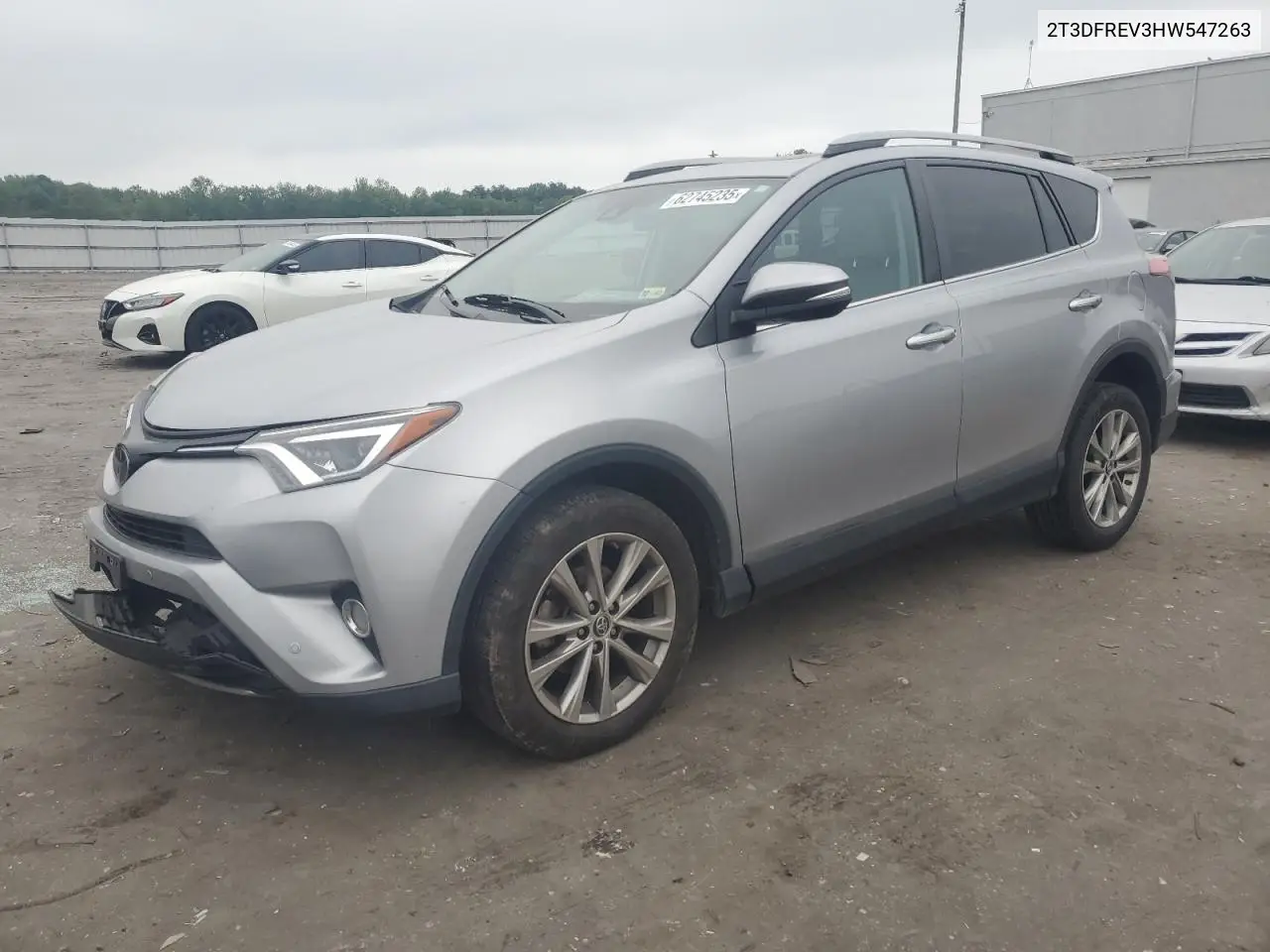 2017 Toyota Rav4 Limited VIN: 2T3DFREV3HW547263 Lot: 62745235