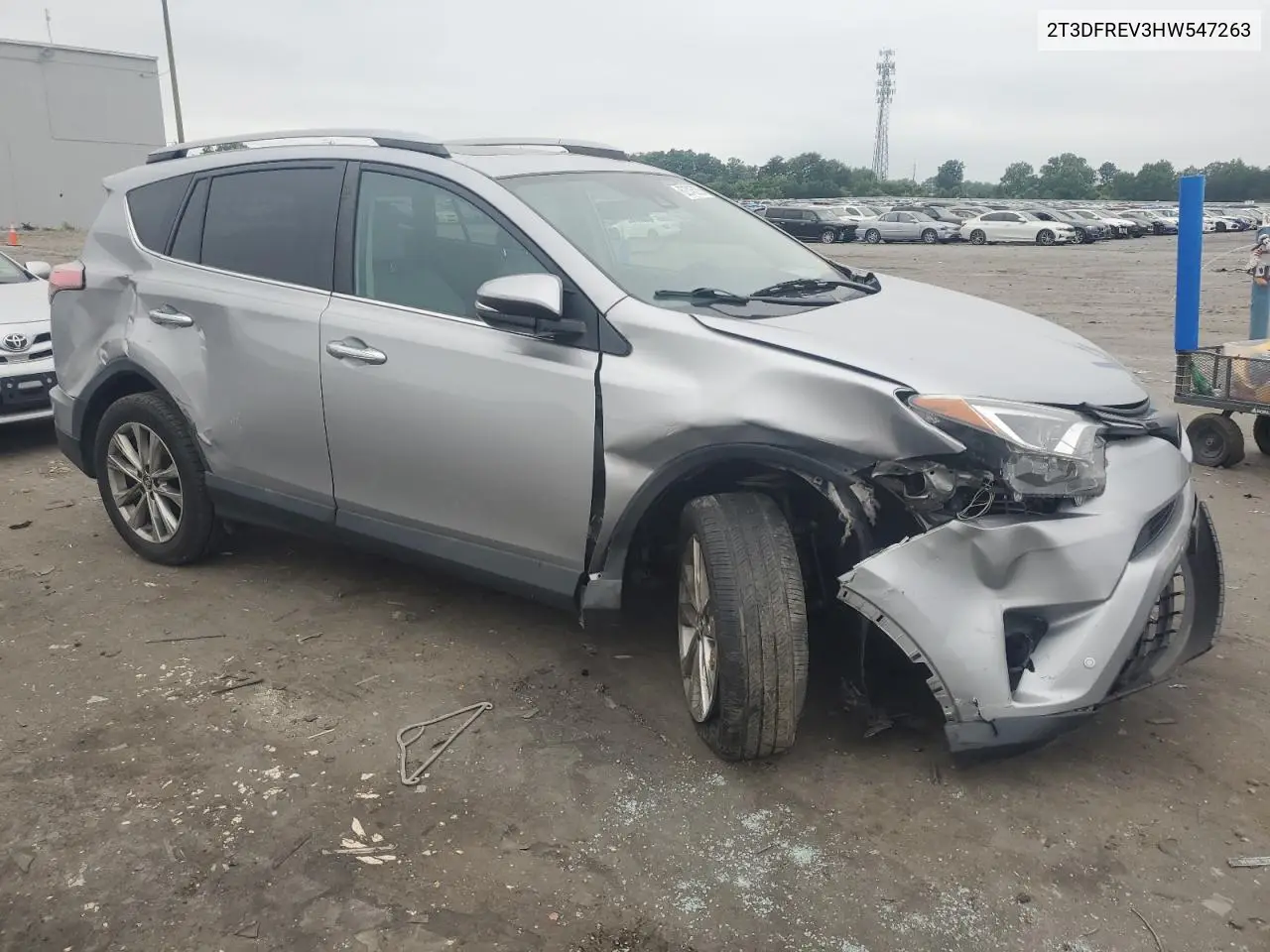 2017 Toyota Rav4 Limited VIN: 2T3DFREV3HW547263 Lot: 62745235