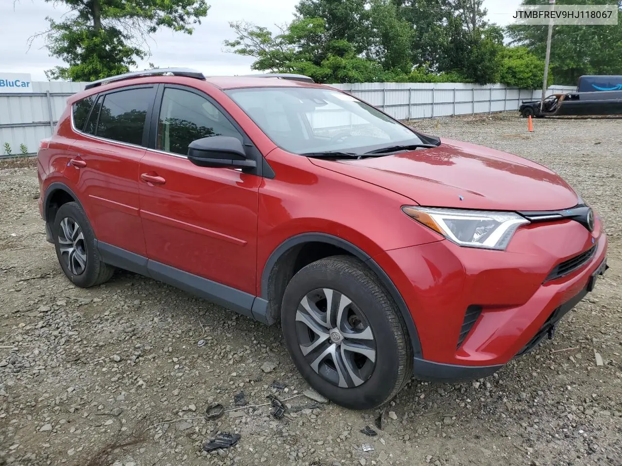 2017 Toyota Rav4 Le VIN: JTMBFREV9HJ118067 Lot: 62819085