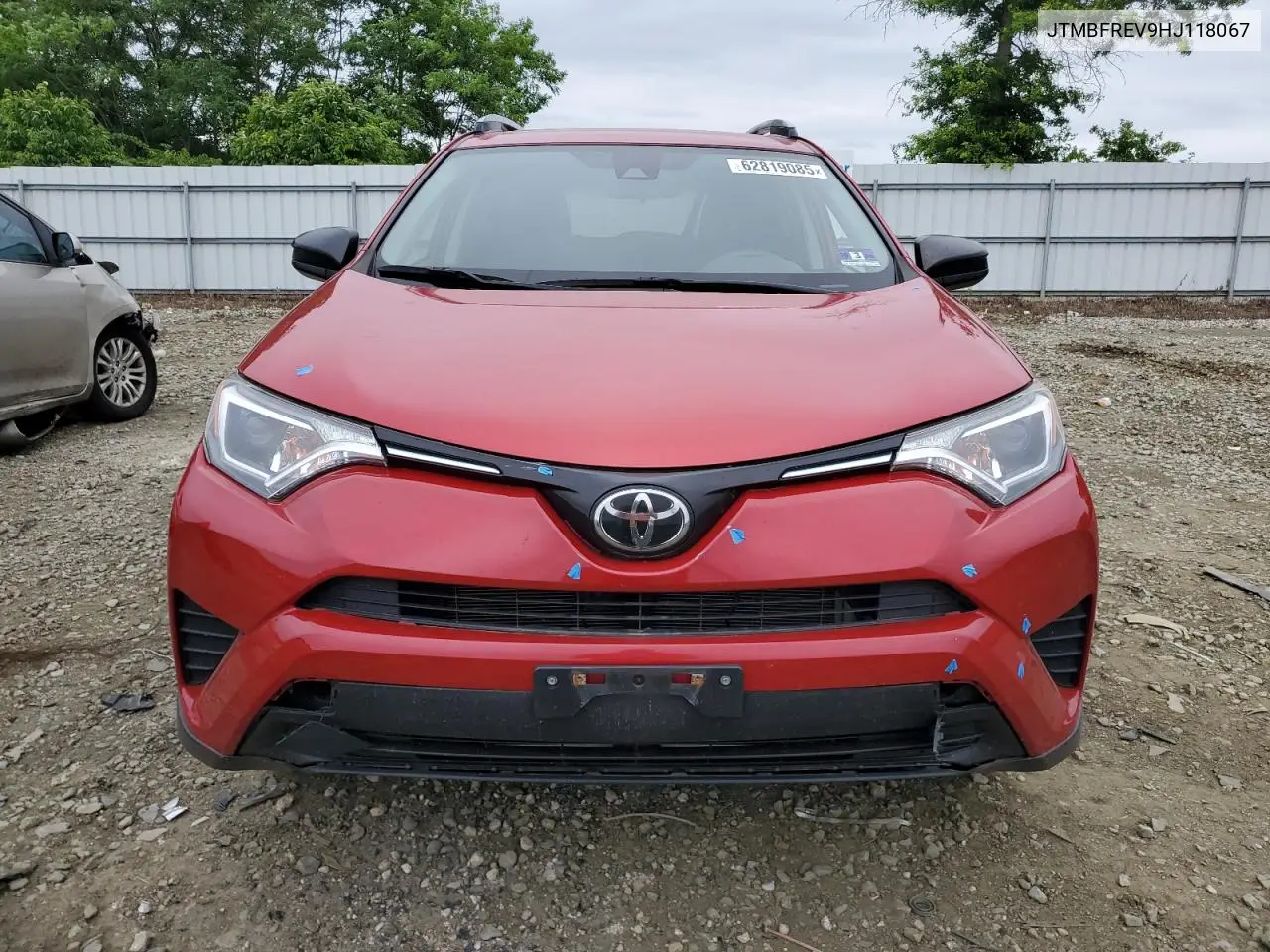 2017 Toyota Rav4 Le VIN: JTMBFREV9HJ118067 Lot: 62819085