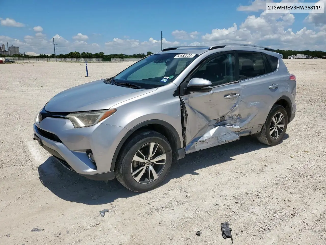 2017 Toyota Rav4 Xle VIN: 2T3WFREV3HW358119 Lot: 62838255