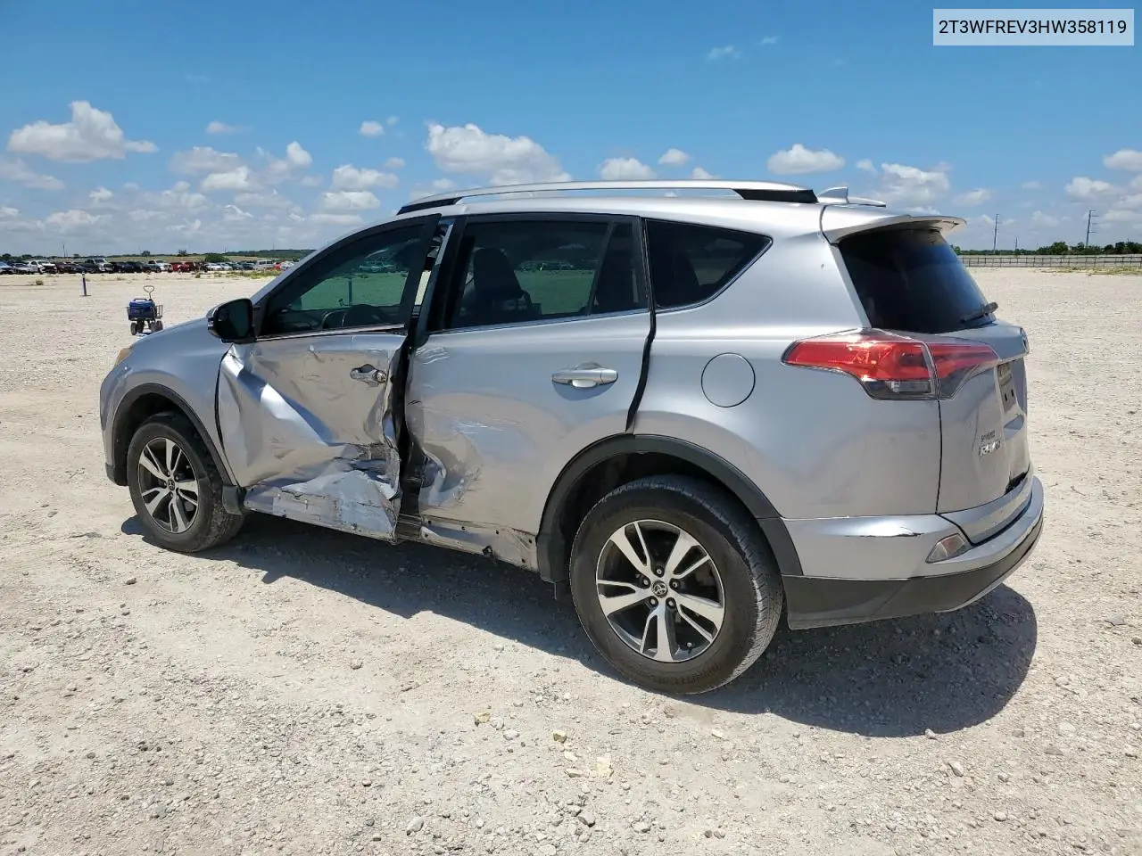 2017 Toyota Rav4 Xle VIN: 2T3WFREV3HW358119 Lot: 62838255