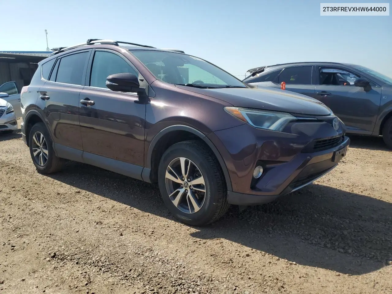 2017 Toyota Rav4 Xle VIN: 2T3RFREVXHW644000 Lot: 62877305