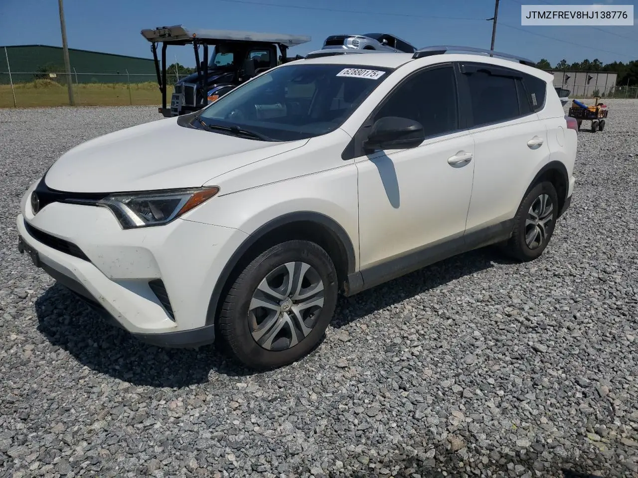2017 Toyota Rav4 Le VIN: JTMZFREV8HJ138776 Lot: 62880175