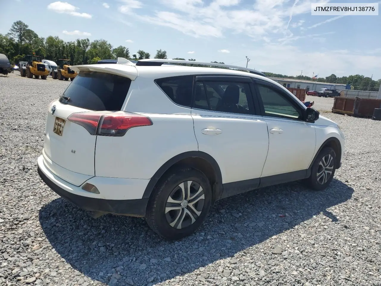 2017 Toyota Rav4 Le VIN: JTMZFREV8HJ138776 Lot: 62880175
