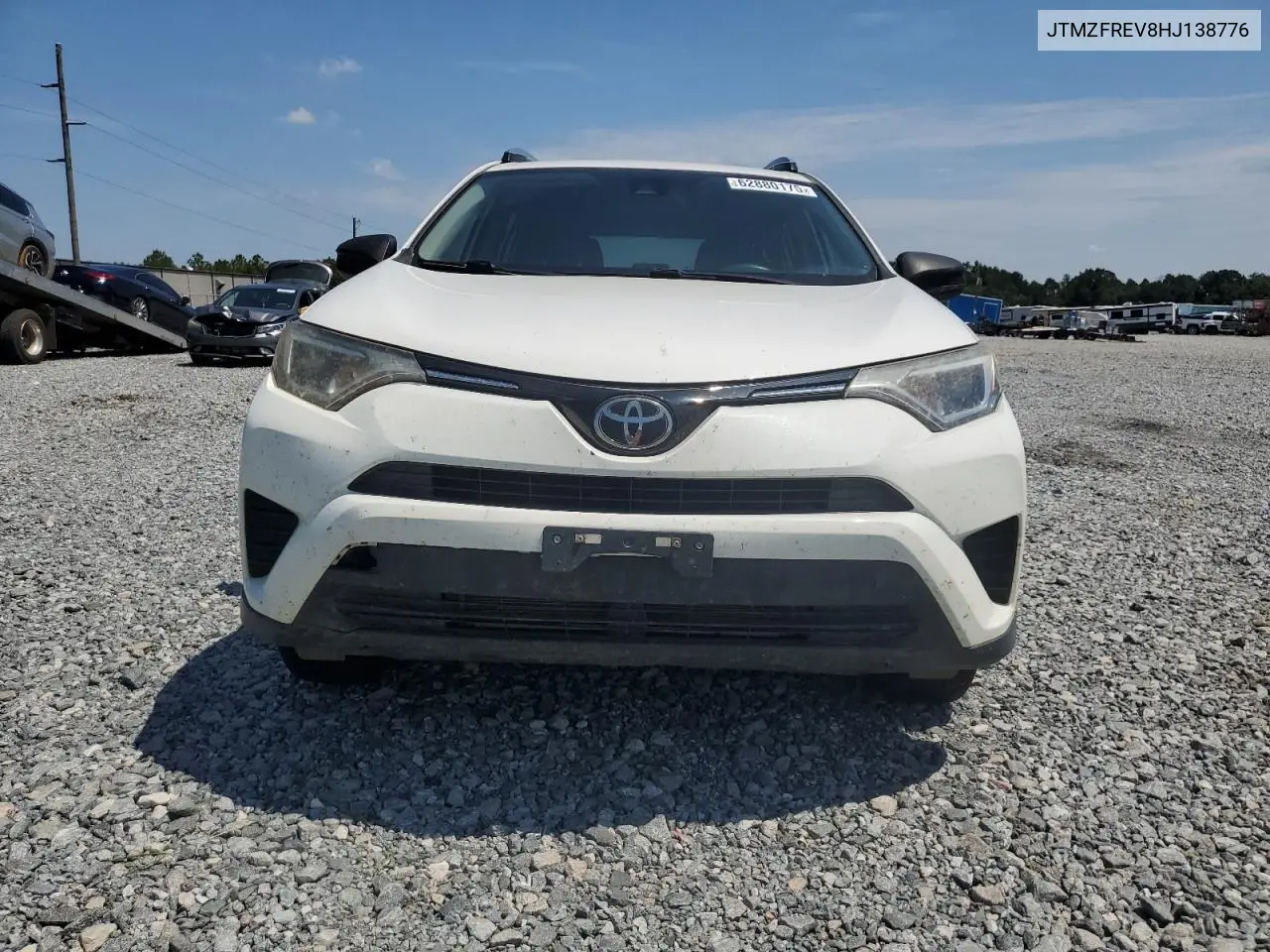 2017 Toyota Rav4 Le VIN: JTMZFREV8HJ138776 Lot: 62880175