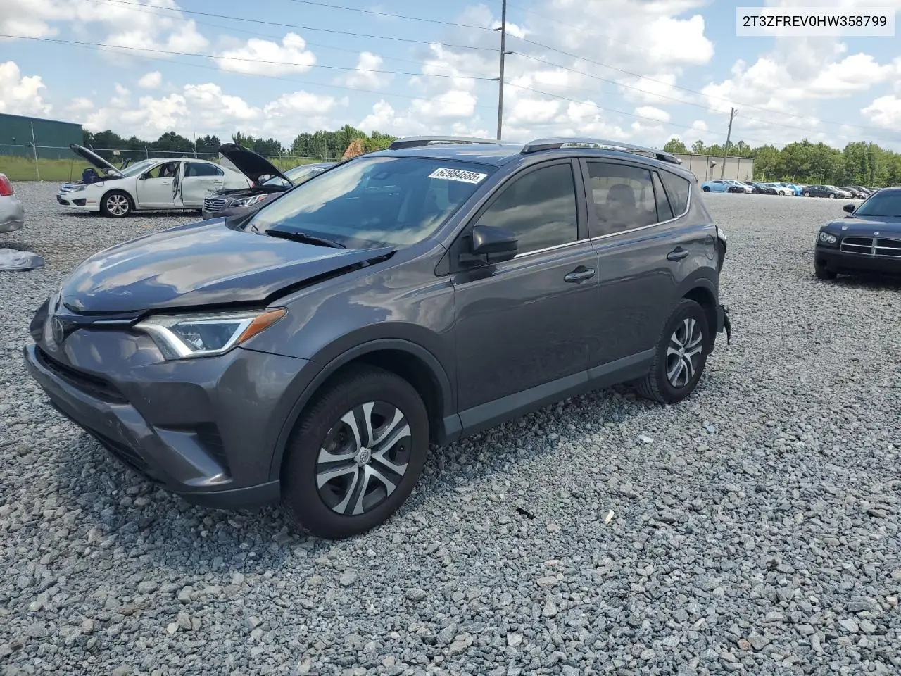 2017 Toyota Rav4 Le VIN: 2T3ZFREV0HW358799 Lot: 62984685