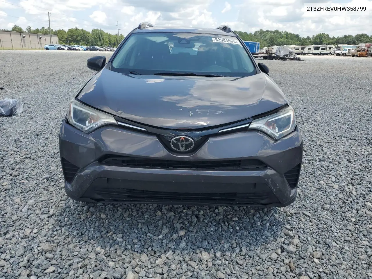 2017 Toyota Rav4 Le VIN: 2T3ZFREV0HW358799 Lot: 62984685