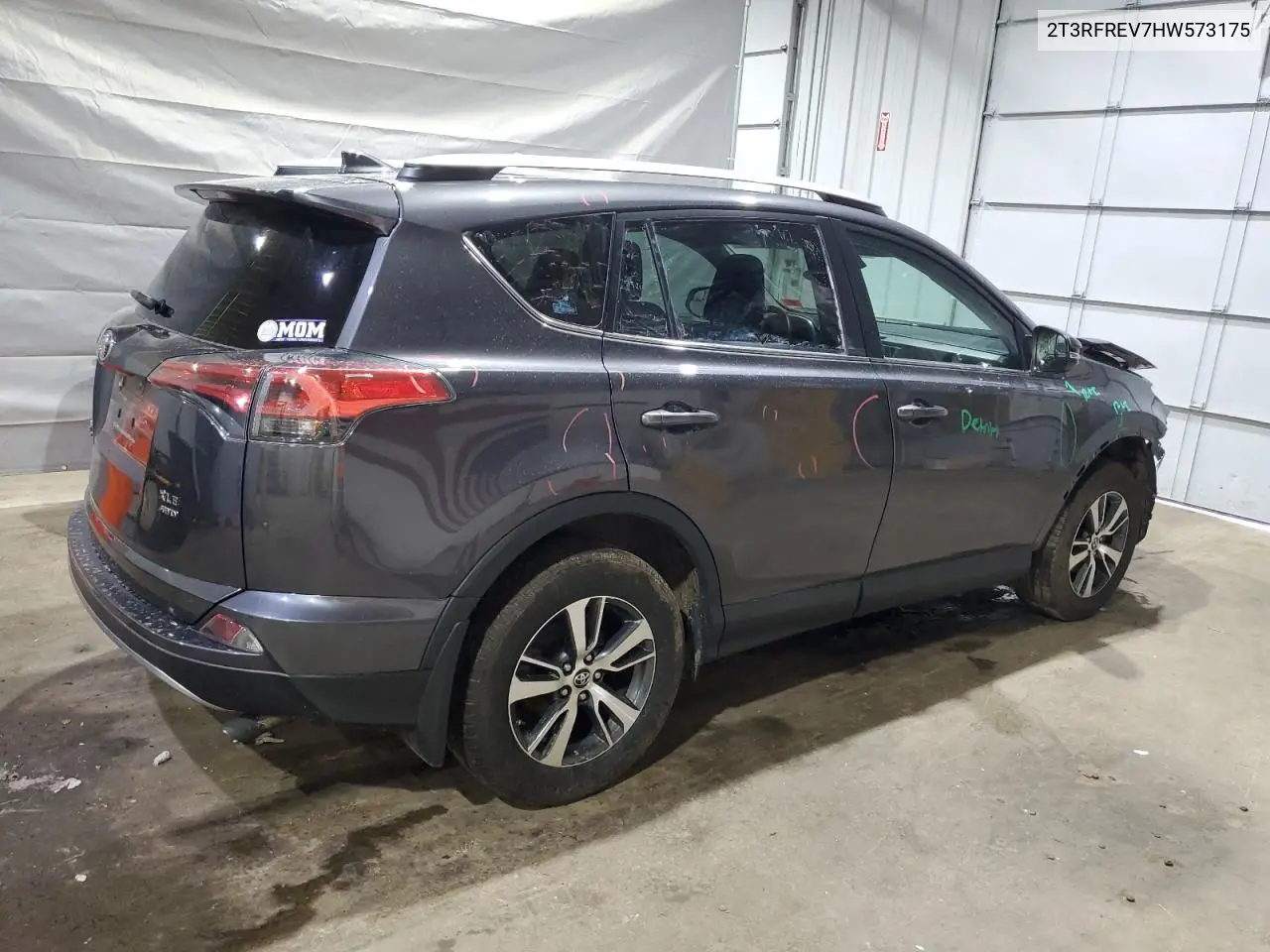 2017 Toyota Rav4 Xle VIN: 2T3RFREV7HW573175 Lot: 63019095