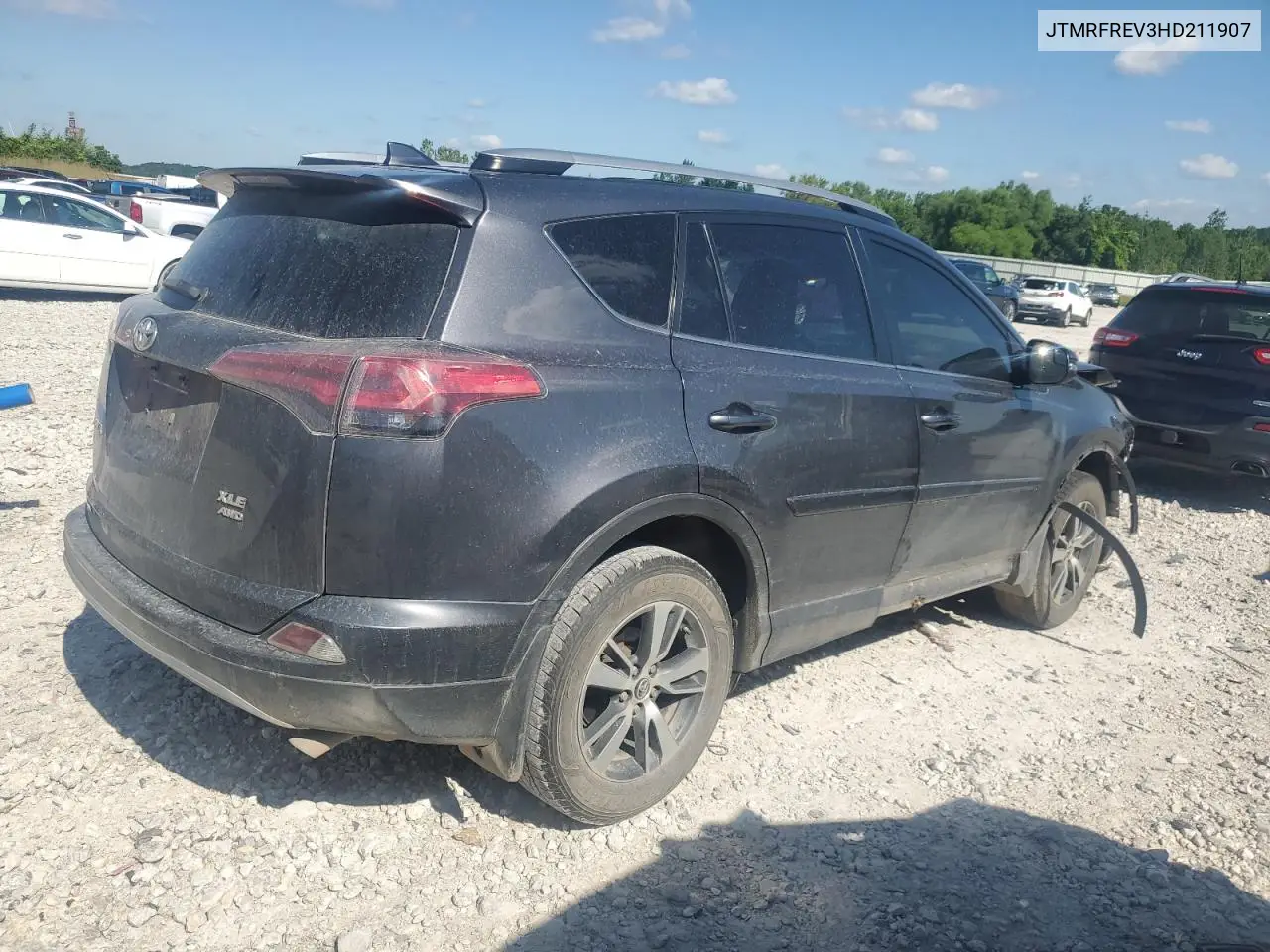 2017 Toyota Rav4 Xle VIN: JTMRFREV3HD211907 Lot: 63041155