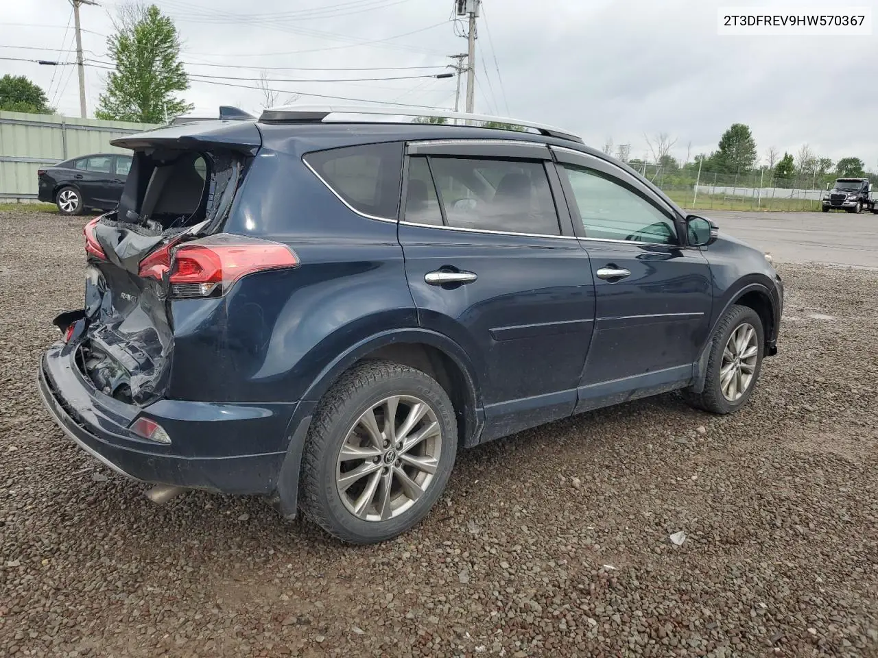 2017 Toyota Rav4 Limited VIN: 2T3DFREV9HW570367 Lot: 63049215