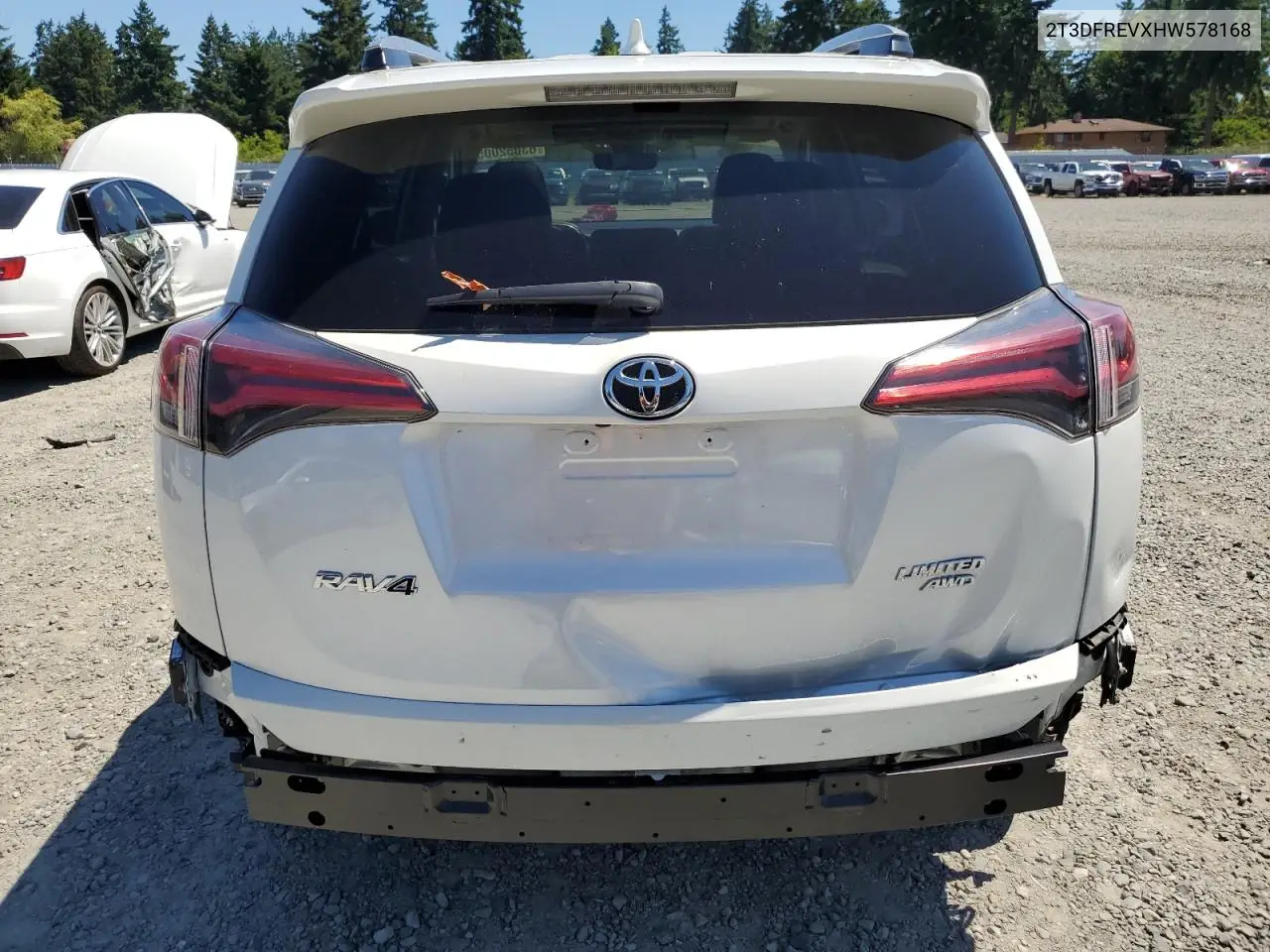 2017 Toyota Rav4 Limited VIN: 2T3DFREVXHW578168 Lot: 63052005