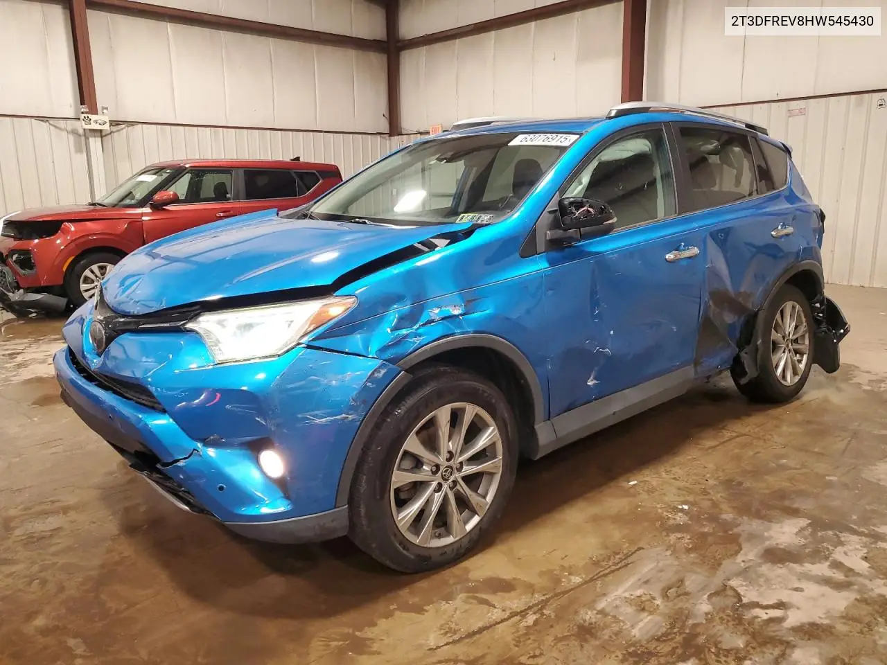 2017 Toyota Rav4 Limited VIN: 2T3DFREV8HW545430 Lot: 63076915