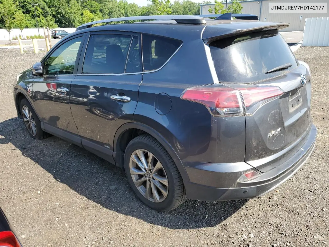 2017 Toyota Rav4 Hv Limited VIN: JTMDJREV7HD142177 Lot: 63115635
