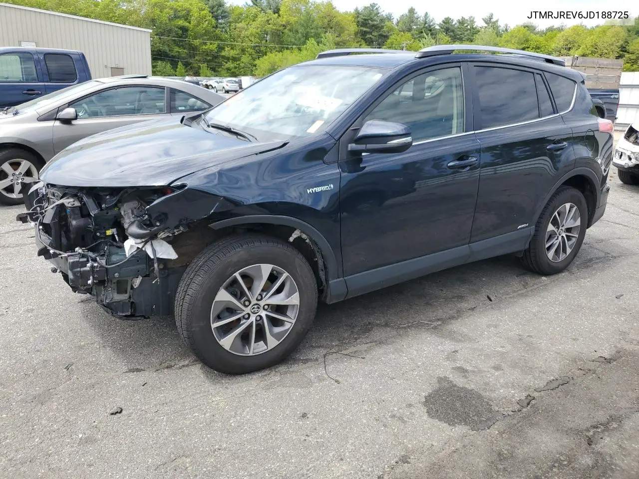 2018 Toyota Rav4 Hv Le VIN: JTMRJREV6JD188725 Lot: 56564545
